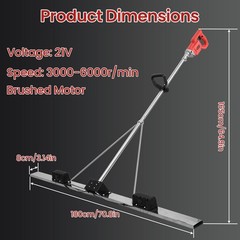 Concrete Vibrating Tool – Electric Cordless Screed Vibratory Kit
