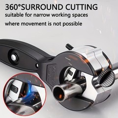 Heavy Duty Ratchet Pipe Cutter Tool for Cutting PVC PPR PE Copper Steel Metal