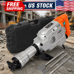 1500W Electric Demolition Jack-Hammer, 1800 BPM Heavy Duty Jack-Hammer Concrete