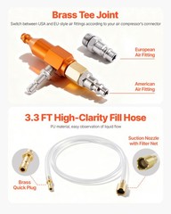 VEVOR Radiator Vacuum Refill Kit Universal Car Cooling System Vacuum & Fill Kit