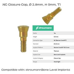 20Pcs US Dental Healing Abutment Closure Screw Fit Straumann B0ne Level NC/RC Ti