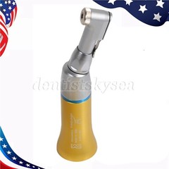 Dental Slow Low Speed Contra Angle 4H Motor/Fiber Optic Handpiece YD6 Golden