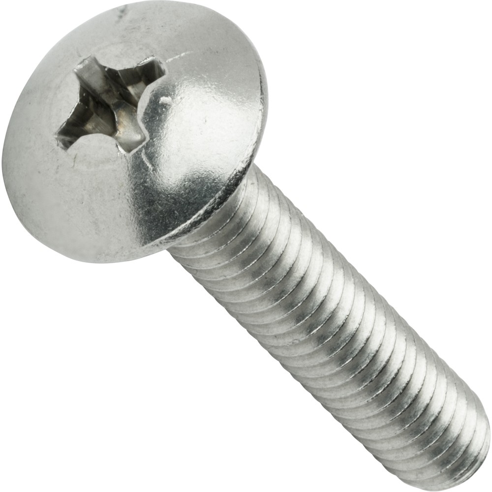 6-32 Phillips Truss Head Machine Screws Stainless Steel Wide All Lengths and Qty
