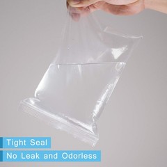 – 100 Count – 8″ x 10″ Zip Bags – Clear Reclosable Zip Plastic Poly Bags 2 Mi…