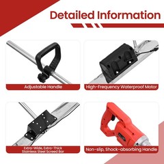 Concrete Vibrating Tool – Electric Cordless Screed Vibratory Kit