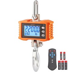 2200 lbs/ 1000 kg Digital Crane Scale with Remote, Heavy Duty Hanging Scale