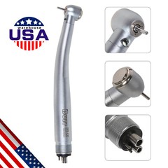 1-10 Dental LED E-generator Fiber Optic Handpiece 4Holes Air Turbine Rotor UDM