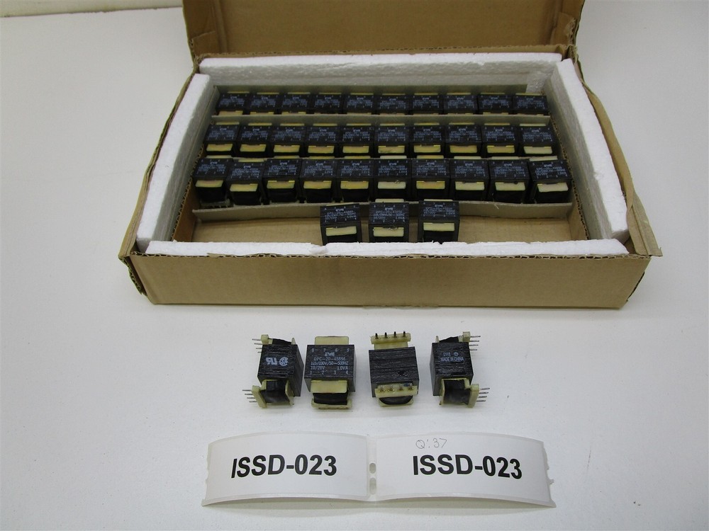 Lot Of 37 Pulse DPC-20-45B56 115/230V/50~500Hz 10/20V 1.0VA Power Transformer
