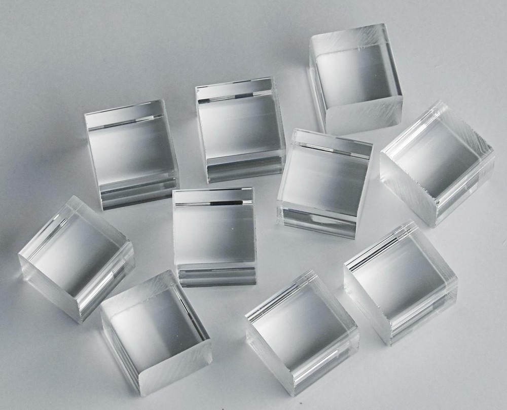 10 PCs 1” x 1″ x 1″ SQUARE CLEAR ACRYLIC Plexiglass Lucite ROD CUBES PEGS 1 Inch