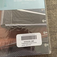 Jr Size 9×6.5 Circa Translucent Discbound Notebook Covers – 2 sets Levenger