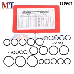 Black O Ring Assortment Set Metric Oil Proof Kit 32 Size O-Ring 419 PACK
