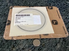 john deere shim set of 3 pieces P/N R65833 NSN 5365-01-384-3479 0.004 thick