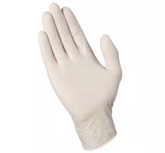HDX White Disposable Latex Cleaning Gloves (200 Ct One Size Fits Most)