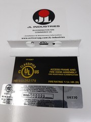 JL Industries WHI-660099 Fire Door Assembly 1.5 Hr Rating