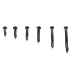Round Head Truss Head Flat Head Screws Assortment – 485 Pcs #6 #8 #10