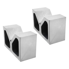 6″x3-1/2″x2-3/8″ Cast Iron V-Blocks Pair, Precision Ground V-Block Set