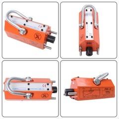 Neodymium Hoist Magnetic Lifter Lifting Magnet 2200Lbs/1000kg 2 Safety Factor