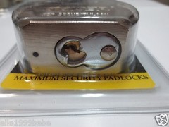 Lot 12 Saker 65mm Steel Ball Long Shackle Pad Lock / Keyed Same