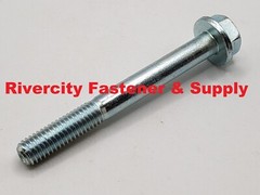 M8-1.25×70 Hex Flange Bolts 8mm x 70mm Screws M8x1.25 x 70 Flare Screws Zinc