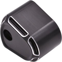 1PCS Black Billet Aluminum Ignition Switch Cover for Touring Color: Black-NO.1