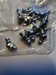 Drive In Zinc Grease Fitting 45 Degree Angle For 3/16” Hole, 63/64 Overall Tall