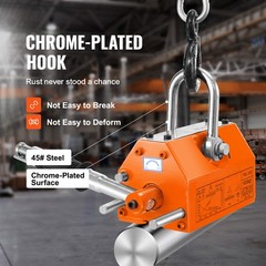 VEVOR Permanent Magnetic Lifter Lifting Magnet 2200 lbs/1000 kg Neodymium Hoist