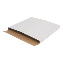 100x White Vinyl Record LP Shipping Mailer Boxes 12.5″x12.5″x1″ Album Paper Box