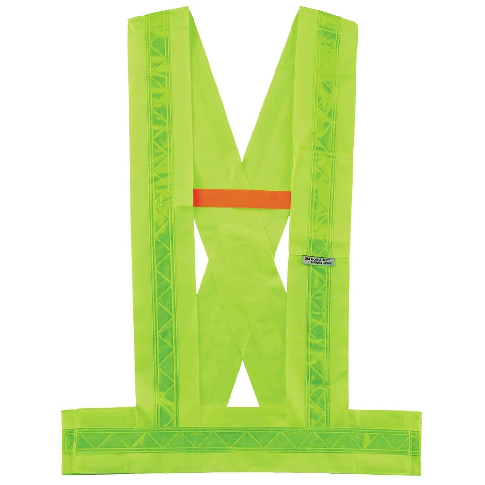 unisex adult Reflective Belt Type O Class 1 Breakaway Sash, Lime, Medium-Larg…