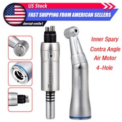 Dental Low Slow Speed Handpiece Contra Angel 4 Hole Air Motor Inner Water Spray