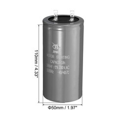 Motor Start Capacitor 500uf 300V 50/60Hz CD60 Running Capacitor