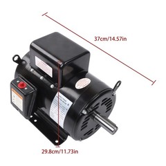 Compressor Motor 5HP Single Phase ODP 184T Frame 208-230V 60Hz Industrial