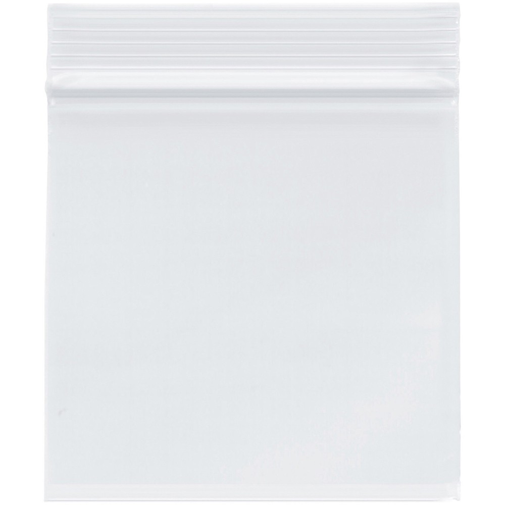 Plymor 4″ x 4″, 2 Mil Zipper Reclosable Plastic Bags