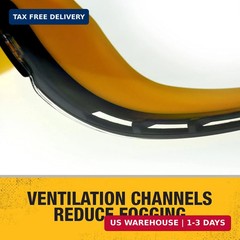 Dewalt DPG82 Concealer Anti-Fog Dual Mold Safety Goggle – 1 Pair