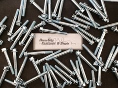 (25) M10-1.25×80 J.I.S. Small Head Flange Hex Bolt 10.9 10mm x 80mm M10x1.25×80