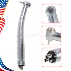 10pcs Dental High Speed Handpiece Standard Push Button Single Water Spray 4 Hole