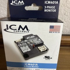 ICM Controls ICM401A 3 Phase Monitor with Surge Protection New With Box