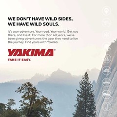Yakima StraightShot with Powder Coated Finish Type and Steel Construction, Black