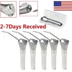 Dental 3 Way Air Water Spray Triple Syringe Handpiece w/ 2 Nozzles Tips Tubes