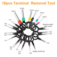 739Pcs Automotive Electrical Connector Pins Kit Terminal Removal Tool Wire Seals