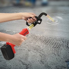 Cordless Handheld Concrete Vibrator, Cement Vibrating Tool, Air Bubbles Remover