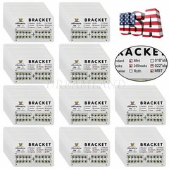 100Packs Dental Orthodontics Bracket Braces Mini Roth 022″ 3-4-5hooks #2 RP^^op