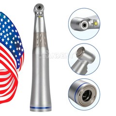 SANDENT Dental 1:1 LED Fiber Optic Handpiece Low Speed Contra Angle E-generator