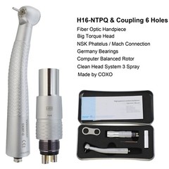 COXO Dental Fiber Optic High Speed Handpiece For KaVo MULTIflex NSK W/H Coupler