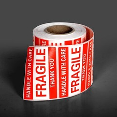 Fragile Stickers 1 Roll 500 2×3 Fragile Label Sticker Handle With Care Mailing