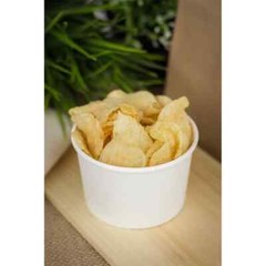 Karat Earth 8oz Eco-Friendly Paper Food Containers – White (90.8mm) – 1,000 ct
